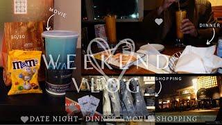 Weekend Vlog: Date Night~ Dinner + Movie + Shopping@funtasfit​