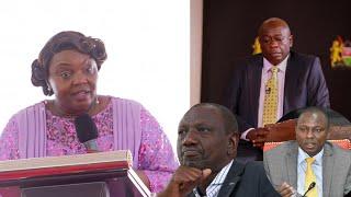 "YOU CANNOT IMPEACH MY HUSBAND,HE WAS CHOSEN BY GOD" BOLD DORCAS GACHAGUA WARNS RUTO AND HIS TROOPS