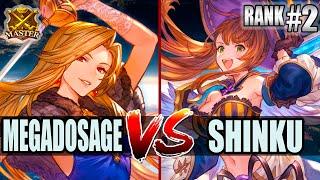 GBVSR  MegaDosage (Katalina) vs Shinku (Beatrix)  High Level Gameplay