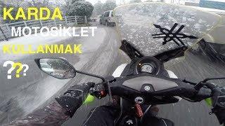 #ANLAS #LASTİK TESTİ - KARDA #MOTOSİKLET KULLAN CHALLENGE (Kış Lastiği)