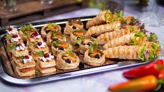 Wonder what to do with puff pastry? 3 interesting ideas, cone shape, square and cups