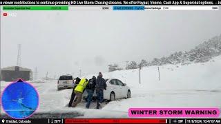 Major Snow Storm in Colorado Day 3 (11/8/24) - (Live Storm Chase Archive)