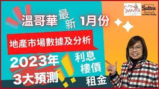 【溫哥華地產市場1月份分析】2023年溫哥華樓市3大預測 ｜樓價仲會繼續下跌？｜中文字幕 #溫哥華地產 #住在溫哥華