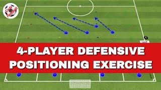 4-player defensive positioning exercise!