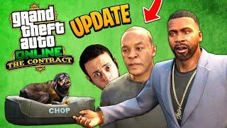 UPDATE IMENS! Franklin + DR DRE + CHOP in GTA ONLINE!