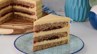 Walnut Quince Caramel Cake Perfect Rustic Cake | Simona Callas #37