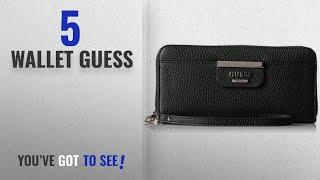 Top 10 Wallet Guess [2018]: GUESS Bobbi Pebble Large Zip Around Wallet