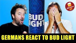 Germans react to BUD LIGHT | Beertest | engl.