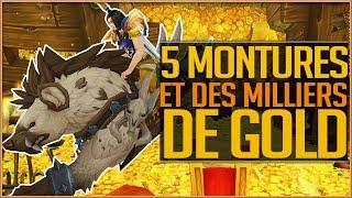 5 MONTURES ET DES MILLIERS DE GOLD ! [FARMING]