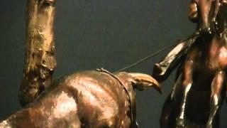 Chris Navarro bronze sculpture WHAT GOES AROUND COMES AROUND