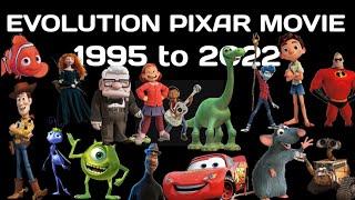 Evolution of pixar movies (1995-2022)