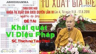 Khái quát Vi Diệu Pháp - SC. Thích Nữ Tâm Tâm