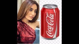Naggin 3 bela , surbhijyoti matching  dress with soft drinks