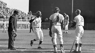 1965 WS Gm6: Pitcher Mudcat Grant hits a three-run home run