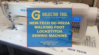 Product Showcase - New-Tech GC-9922A Walking Foot Sewing Machine - Goldstartool.com - 800-868-4419