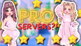 I tried PRO SERVERS in Dress to Impress...