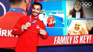 ️ Most amazing FAMILY moments at the Olympics!