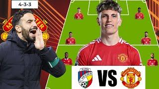 Game-Changing 4-3-3 Formation: FC Viktoria Plzeň vs Manchester United | Onana Out | UEL 2024/25