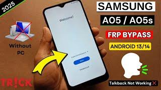 Samsung Galaxy A05/A05s Frp Bypass Android 13-14 Without Pc | Google Account Unlock - 2025