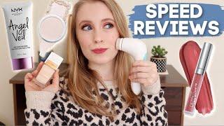 SPEED REVIEWS | NYX Angel Veil Primer, Flower Light Illusion Foundation, ColourPop Ultra Blotted Lip