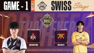 [Game - 1]  BloodThirstyKings vs Fnatic ONIC PH [M6 World Championship]