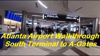 Atlanta Airport - Delta check-in and walkthrough, flight from Atlanta to Denver