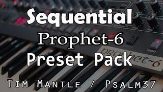 !!All New!! DSI Prophet 6 - 256 new Presets / Sounds / Patches