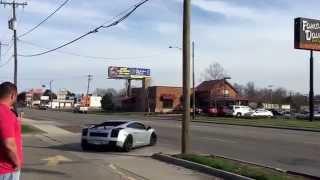 Stang leaving hooters in the twin turbo lambo