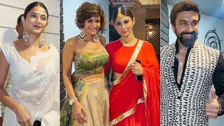 Mandira Bedi With Friends At Diwali Celebration | Mouni Roy, Ashish Chaudhary, Jennifer Winget