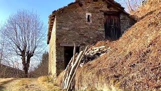 Ep. 84 - Cabin in the Italian Alps - Finishing the wooden staircase and other jobs