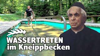 Wassertreten im Kneippbecken - Erfrischend und kostenlos | Kneipp-Becken