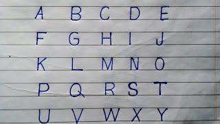 Capital Letter's Writing | ABCD Writing | ABCD | English Alphabet Writing | JSJ Knowledge