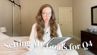 Quarterly Planning | Reflecting on Q3, Goals and Priorities for Q4, & Changes to My Planning Process