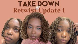 Retwist Update #1| Is My Hair Locking?|LesaJ