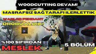 %100 SIFIRDAN MESLEK WOODCUTTING | DUNGEONDAN WARLORD PENDANT ALDIK! RISE ONLINE MESLEK SERİSİ