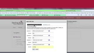 Setting Up Your Sterling Internet Banking