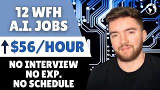 12 Work From Home A.I. Artificial Intelligence Jobs NO INTERVIEW Worldwide No Experience