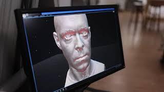 110-cameras 3d head-scan photogrammetry quick demo