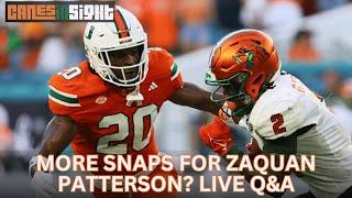 More Snaps for ZaQuan Patterson? | Defense Shuffling?