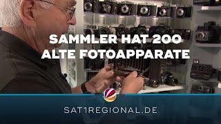 Rund 200 Fotoapparate: Ex-Kriminalbeamter sammelt alte Kameras