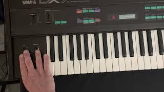 YAMAHA DX7 FM synthesizer with Supermax expansion