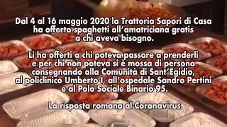 4 -16/05/2020 Trattoria Sapori di Casa ha offerto amatriciana gratis a chi aveva bisogno