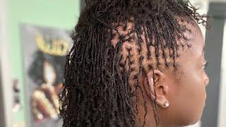 Sisterlocks Installation - Fine/Thin Natural Hair