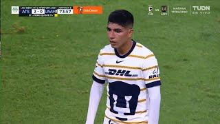 PIERO QUISPE VS ATLAS | EL PERUANO GENERA GRAN OCASIÓN DE GOL CON LOS PUMAS