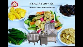 Vegetable Fruit Chips Crisp Vacuum Frying Machine