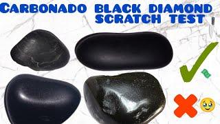 How to identify black diamonds at home | carbonado