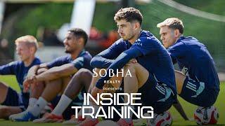 Limbering up for Lyon  | INSIDE TRAINING | Gym work, rondos and more | Emirates Cup