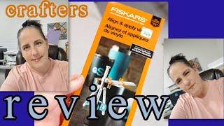 Unsolicited Review of Fiskars Align and Apply Vinyl for curved surfaces.