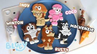 Baking with Bluey | Friends Cookies Decorating  | Bluey