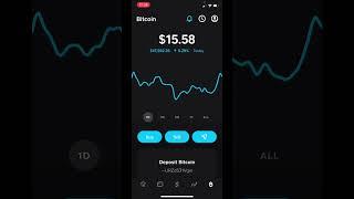 $1 per day into Bitcoin. 2022 strategy - #crypto #bitcoin #cashapp #investing #portfolio #short